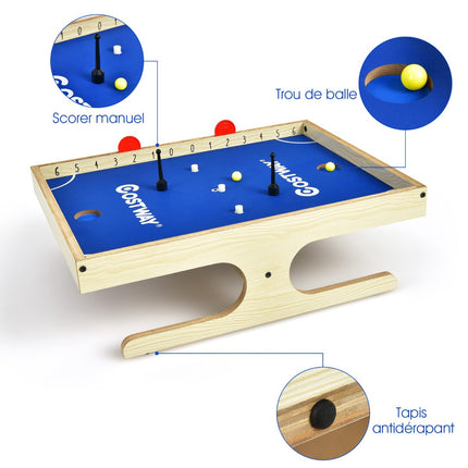 Mini Magnetic Foosball Table, 2-Player, 45 cm
