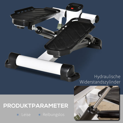 Mini Stepper with LCD, large pedals - compact training equipment