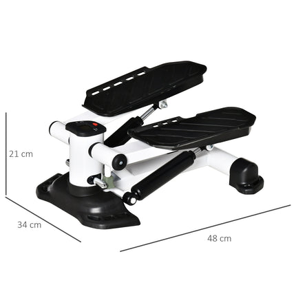 Mini Stepper with LCD, large pedals - compact training equipment