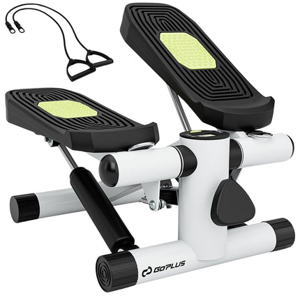 Mini Stepper mit Widerstandsbändern – Verstellbares, kompaktes Fitnessgerät