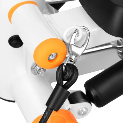 Mini-Stepper mit Seilen, Orange-Weiß