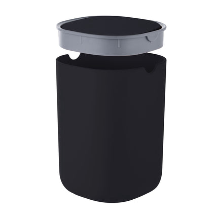 Mini Table Bin with Swing Lid, 1.5L – Black