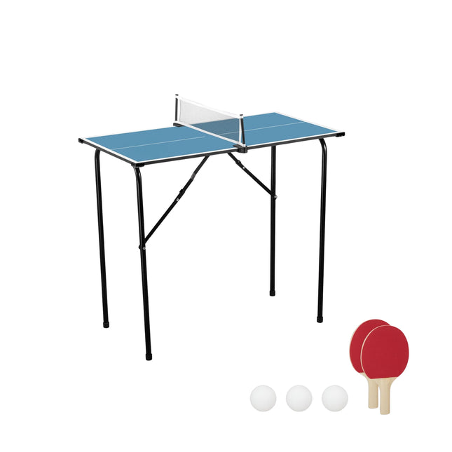 Mini Tischtennis-Set – faltbar, tragbar, komplett
