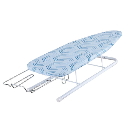 Mini Tabletop Ironing Board with Iron Rest, Blue