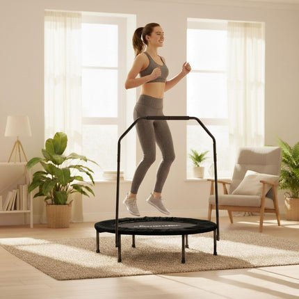 Mini-Trampolin mit Haltegriff, 102 cm Durchmesser