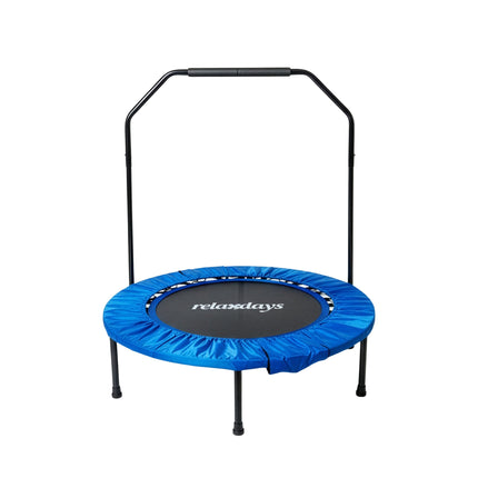 Mini Trampoline with Safety Bar, 102 cm Diameter