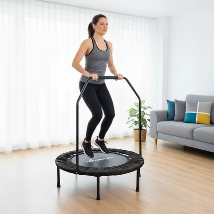 Mini-Trampolin mit Haltegriff, 102 cm Durchmesser