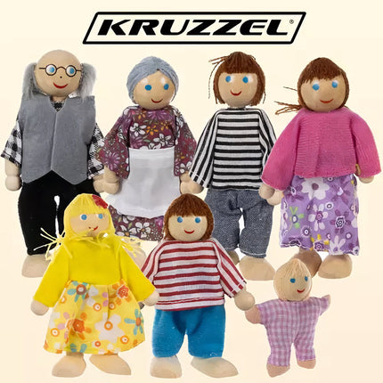 Poupées miniatures - 7 pièces. Kruzzel 19764