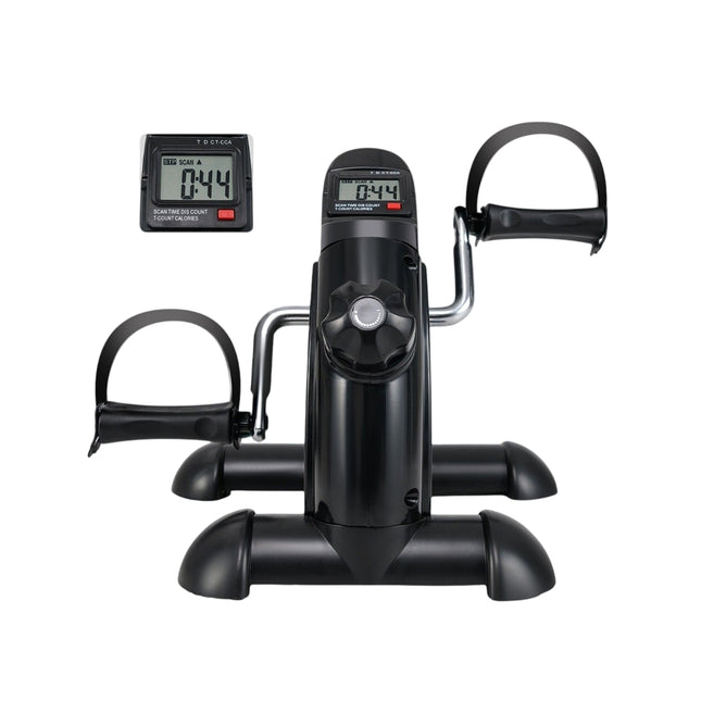Mini Fitnessbike Heimtrainer Arm- und Beintrainer mit einstellbarem Widerstand schwarz