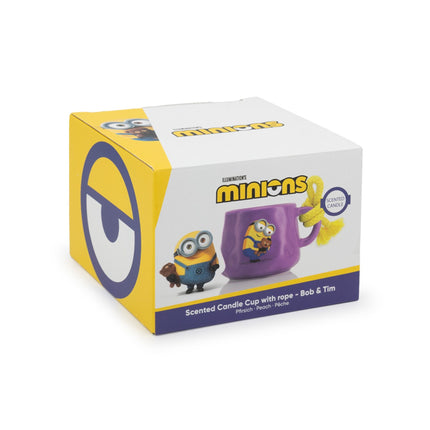 Minions Scented Candle in Ceramic Mug, Fruity Floral Aroma