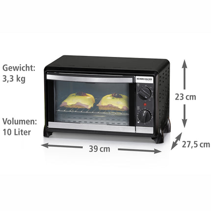 Mini oven 10l BG 950 Speedy timer function. Energy saving