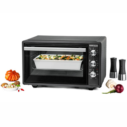 Mini-Backofen 30l mit Grill & Drehspieß BG 1620 Made in EU
