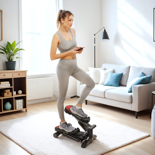 Mini-Stepper mit LCD, Heimtrainer für Beintraining