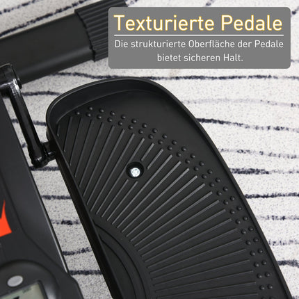 Mini stepper s LCD, nastavitelný odpor, protiskluzové stupačky
