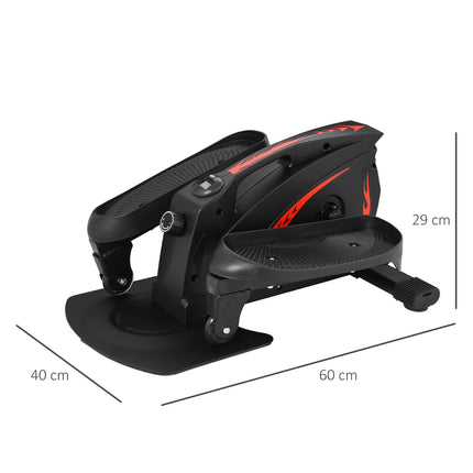 Mini stepper s LCD, nastavitelný odpor, protiskluzové stupačky