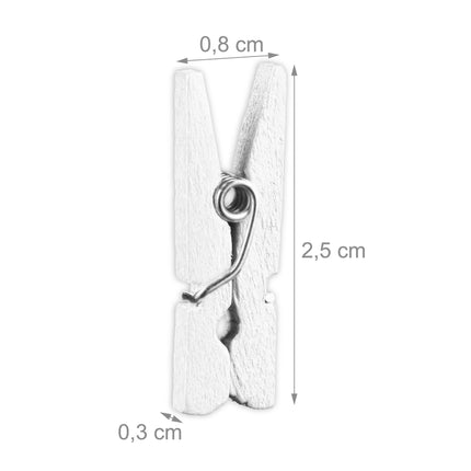 Mini wooden clamps set of 400