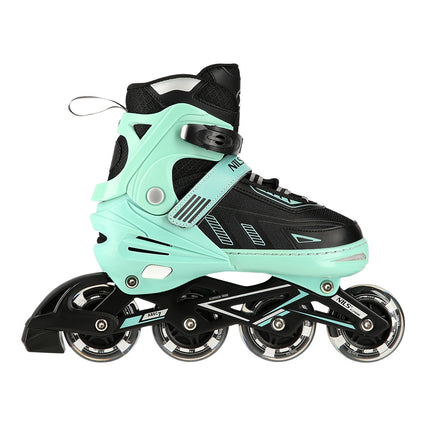 Mintfarbene LED-Inlineskates, Größe L (39-42)