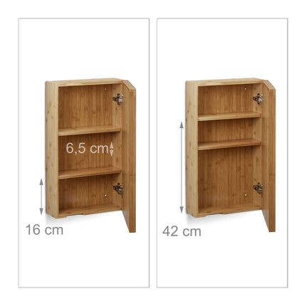 Mirror cabinet with door for bathroom