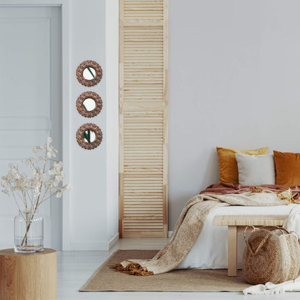 Mirror set of 3 baroque