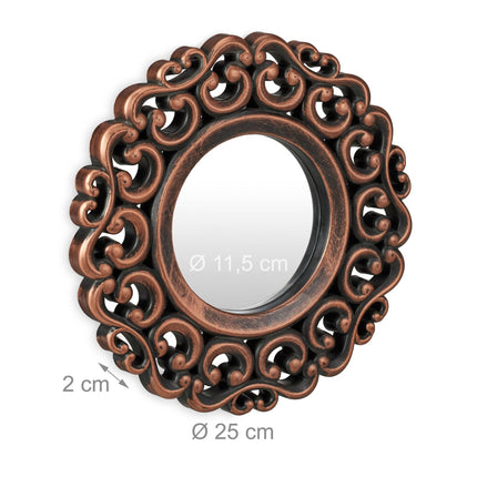 Mirror set of 3 baroque