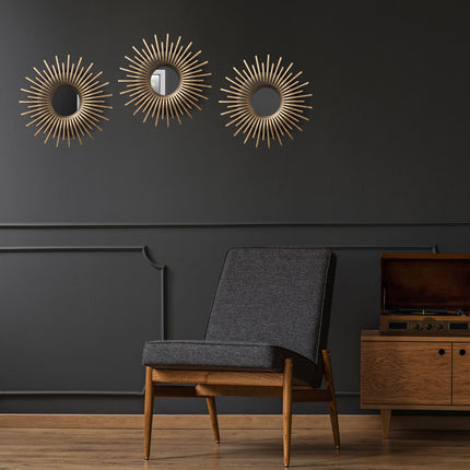 Mirror set of 3 sun