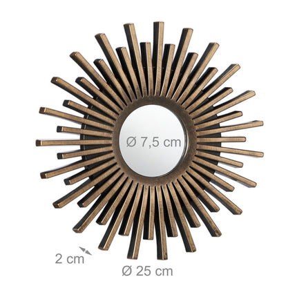 Mirror set of 3 sun