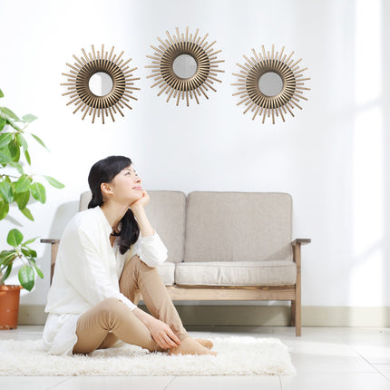 Mirror set of 3 sun