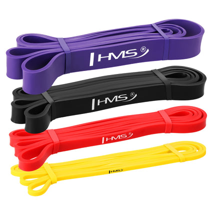 4-Piece Latex Resistance Bands for Strength Training & Rehab