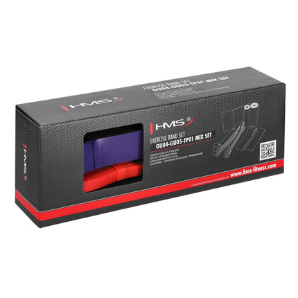4-Piece Latex Resistance Bands for Strength Training & Rehab