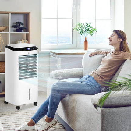 Mobiles Klimagerät mit Luftbefeuchter und Fernbedienung, 600W
