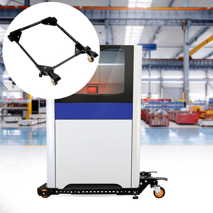 Mobile Base, Adjustable 12–36 in, 650 lb, Swivel Wheels