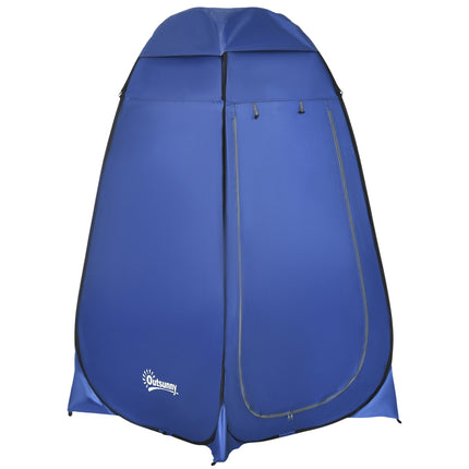 Mobiles Camping-Duschzelt – Wasserdicht, dunkelblau, 120x120x190 cm