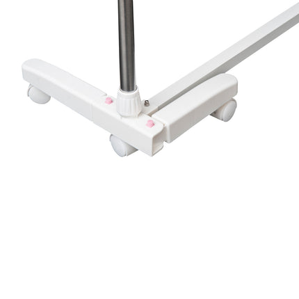 Zusammenklappbarer mobiler Wäscheständer, 3 Ebenen, 80-142 cm verstellbar