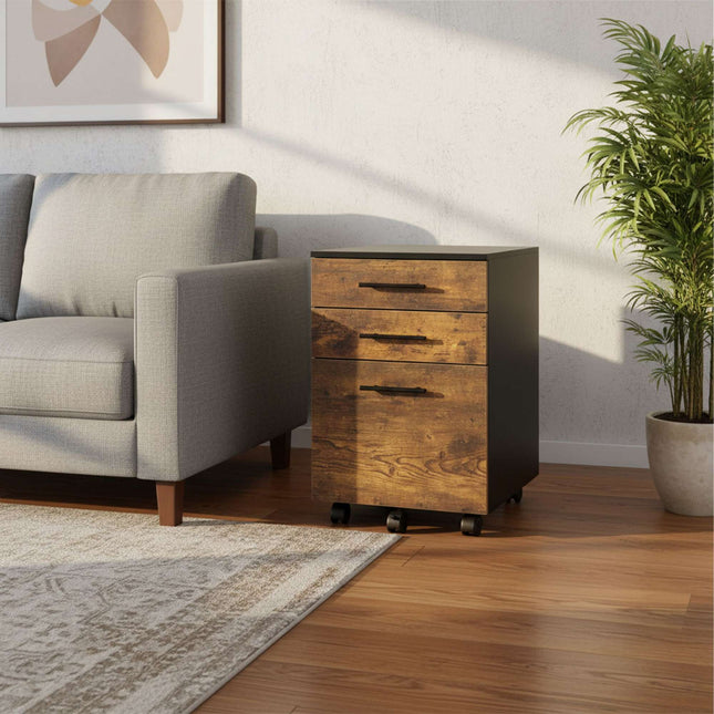 Pojízdná kartotéka se zásuvkou na závěsné desky
