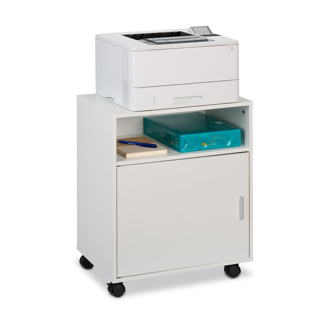 Mobiele kantoortrolley met 3 compartimenten