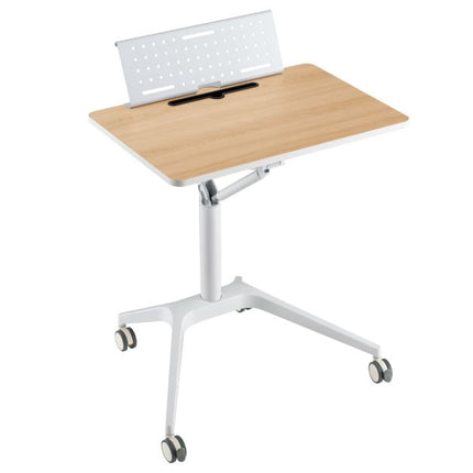 Mobile Standing Desk Cart, 30-42 Inch Height, Wheels