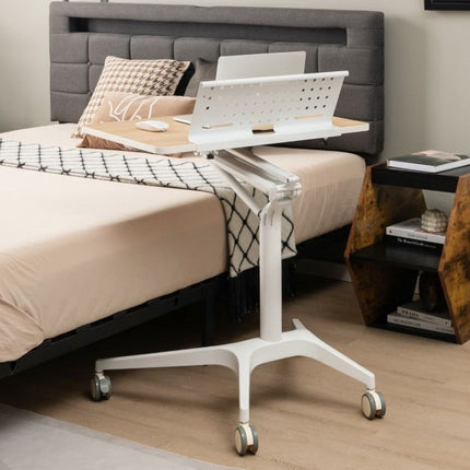 Mobile Standing Desk Cart, 30-42 Inch Height, Wheels