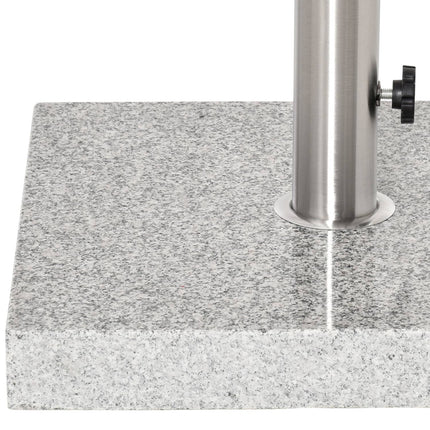 Umbrella base in marble, 28 kg stand in stainless steel