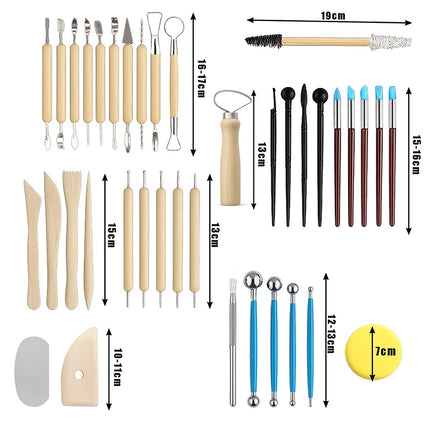 Modeling and Sculpting Tools Set, 10 Pieces