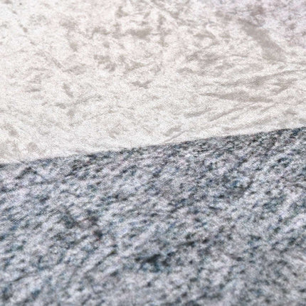 Geometrischer moderner Teppich 230x160 cm für Wohnzimmer, grau/schwarz/weiß