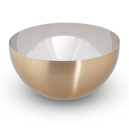 Moderne Servierschale Gold/Silber