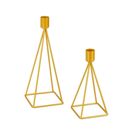 Modern candle holder, set of 2