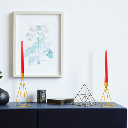 Modern candle holder, set of 2
