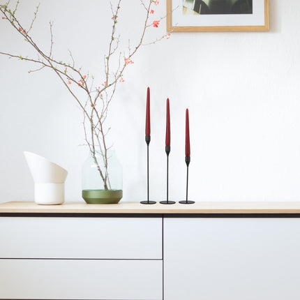 Modern candlesticks in a set of 3