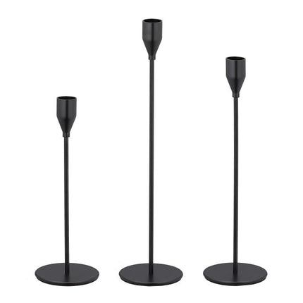 Modern candlesticks in a set of 3