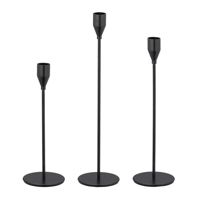 Moderne Kerzenleuchter im 3er-Set