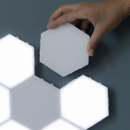 Modular Touch LED Panels InnovaGoods Tilight, Set of 3, Magnetic, White