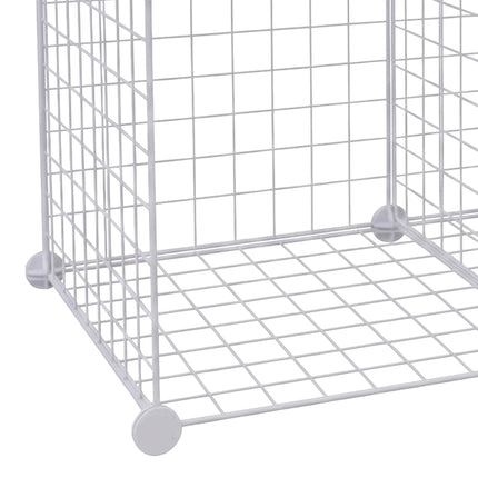 Modulares Drahtgitterregal, Metall, Klick-System