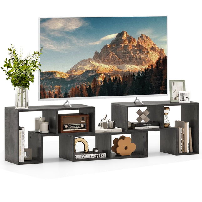 Modulares TV-Möbelset aus Holz, 3-teilig, für Fernseher bis 65 Zoll