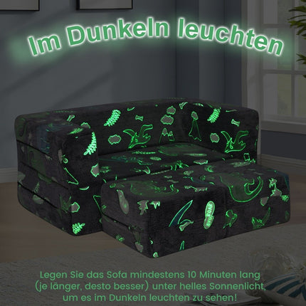 Modular children's sofa glow in the dark play sofa modular sofa dinosaur